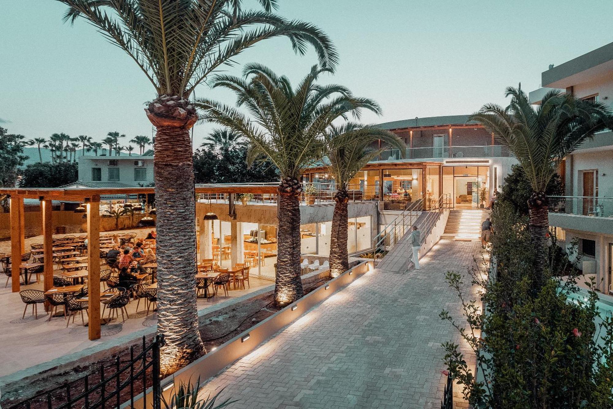 Malia Bay Beach Hotel & Bungalows Exterior photo